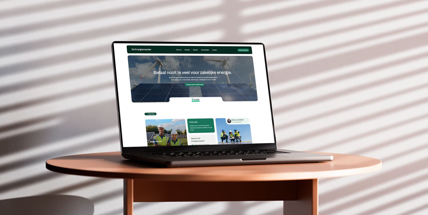 De Energiemeester websiteproject