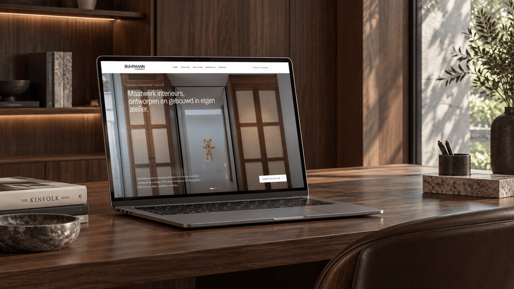 Buhrmann Interieurbouw websiteproject